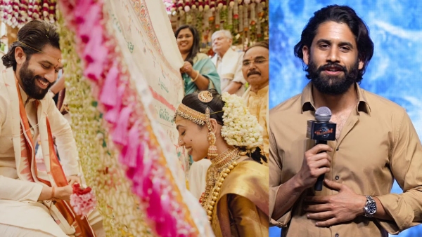 Sobhita Dhulipala s Husband Naga Chaitanya emotional Speech at Thandel Trailer Launch at Vizag Sobhita Dhulipala s Husband Naga Chaitanya emotional Speech at Thandel Trailer Launch at Vizag
