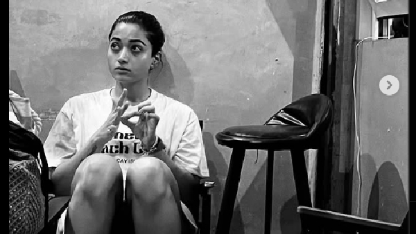 rashmika mandanna attended Mumbai s Chawa Event in wheel chair due leg Injury