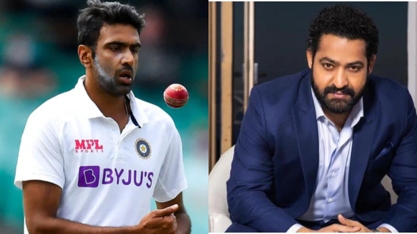 Cricketer ravi chandran ashwin controversial post on jr ntr with RRR poster while ind pak match