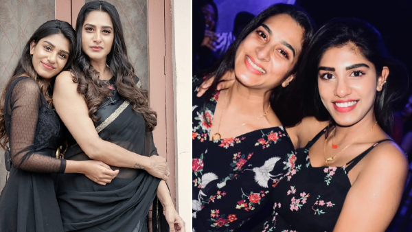 Actress Surekha Vani and Daughter Supritha Valentine s Day Celebrations Photos Goes Viral Actress Surekha Vani and Daughter Supritha Valentine s Day Celebrations Photos Goes Viral