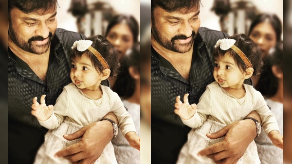 First Photo of Klin Kaara Konidela with Chiranjeevi trending in Social media First Photo of Klin Kaara Konidela with Chiranjeevi trending in Social media
