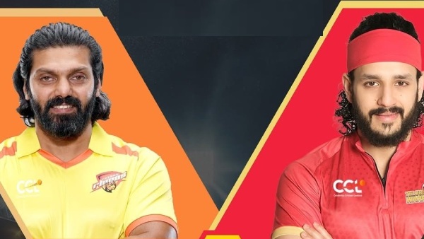 Celebrity Cricket League CCL 2025 Season 11 Telugu Warriors vs Chennai Rhinos Today Match Report scores Points Table and highlights in telugu