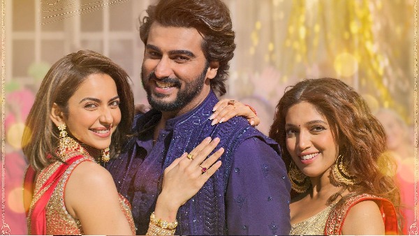 Mere Husband Ki Biwi Hindi Movie Review in Telugu  Arjun Kapoor  Rakul Preet Singh  Bhoomi Padnekar s slapstick Comedy