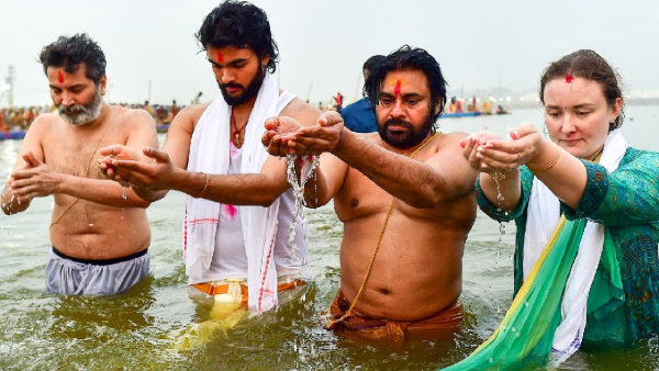 Cases filed and police hunt started for who recently trolled Pawan Kalyan looks and done morphs on him Kumbhamela event