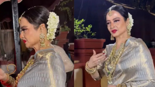 Did Bollywood Veteran actress Rekha wear Priyanka Chopra s necklace for Siddharth s Marriage