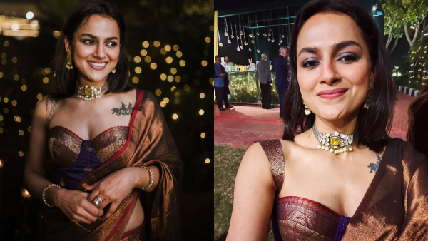daaku maharaaj fame Shraddha Srinath stunning look with saree