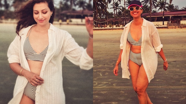 Actress Hamsa Nandini shared her bikini photos at beach