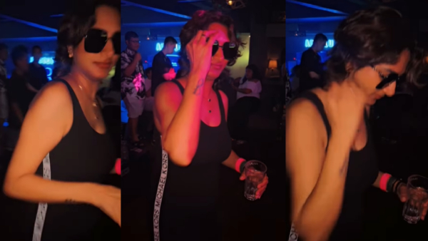Actress surekha vani enjoys at pub her video on social media goes viral