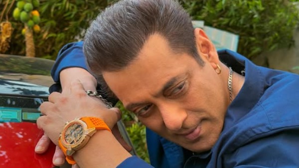 sikandar Hero Salman Khan wears Ram Janmabhoomi special edition watch