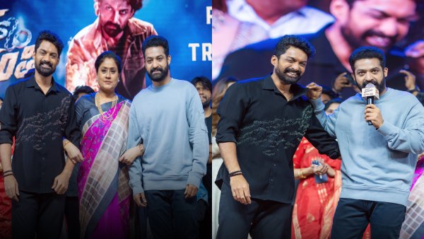 jr ntr serious on his fans for interrupt vijayashanthi speech at arjun son of vyjayanthi pre release event