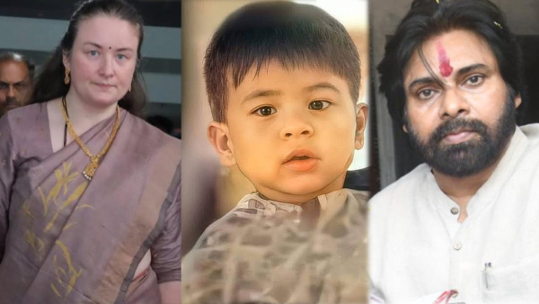 Pawan Kalyan Wife Anna Konideal Son Mark Shankar