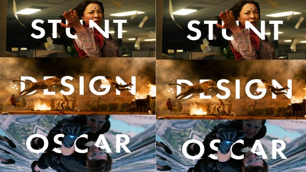 RRR mention in Oscars New Stunt Design category poster