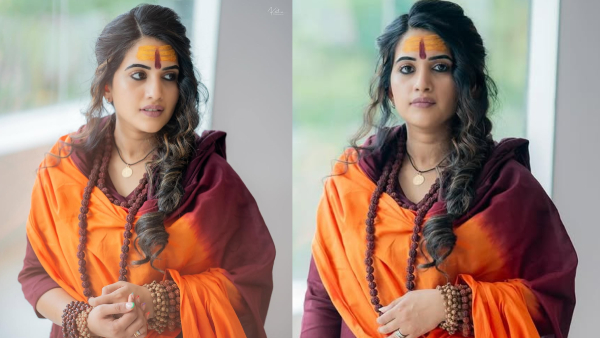 Anchor Sravanthi chokarapu appeared in Aghori Costume Anchor Sravanthi chokarapu appeared in Aghori Costume