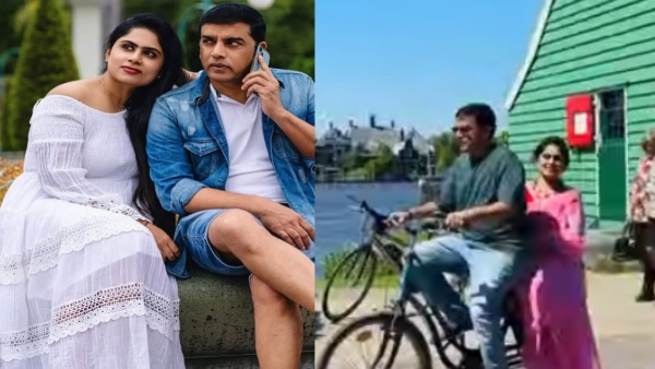Dil Raju and his wife Tejaswini enjoying foreign vacation