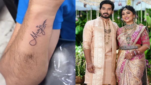 karthika deepam fame nirupam paritala birthday gift to his wife manjula paritala