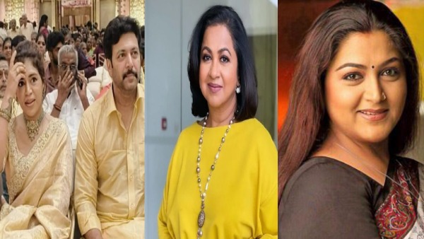 jayam ravi kenishaa francis relation kushboo and radhika sarathkumar supports Aarti Ravi
