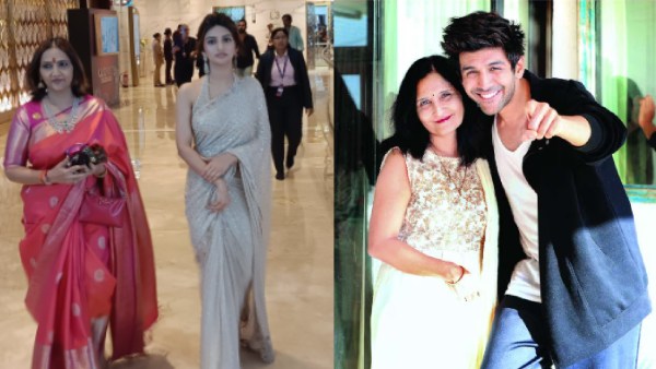 Sreeleela With Rumoured Boyfriend Kartik Aaryan s Mother at WAVES Summit 2025 video goes viral