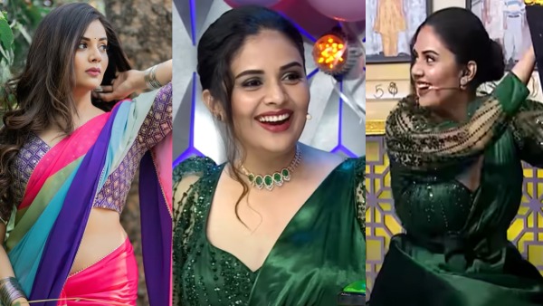 Anchor Sreemukhi birth day celebrations at Aadivaaram With StarMaa Parivaaram show Anchor Sreemukhi birth day celebrations at Aadivaaram With StarMaa Parivaaram show