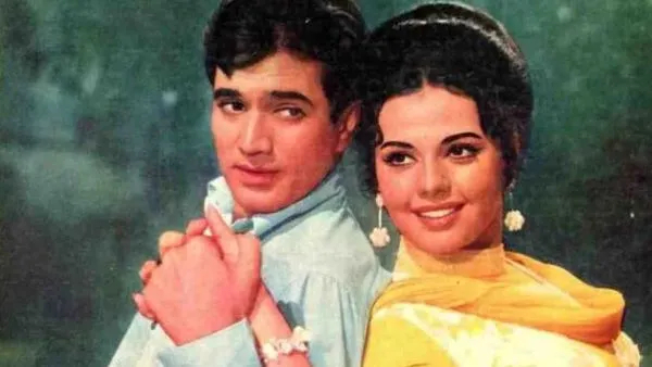 Heroine Mumtaz with Rajesh Khanna