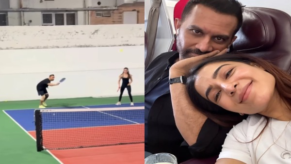 Samantha Ruth Prabhu playing pickleball With Rumoured Boyfriend Raj Nidimoru Photos goes viral