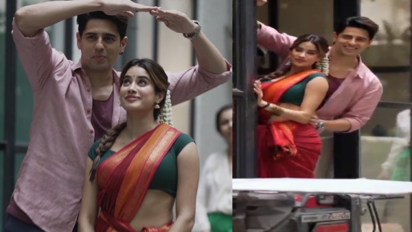 Sidharth Malhotra saving Janhvi Kapoor from rain Video Goes Viral