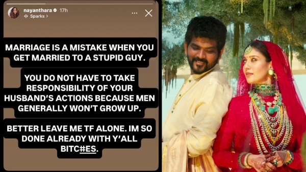Nayanthara Vignesh Shivan Divorce lady superstar s latest post sparks divorce rumours