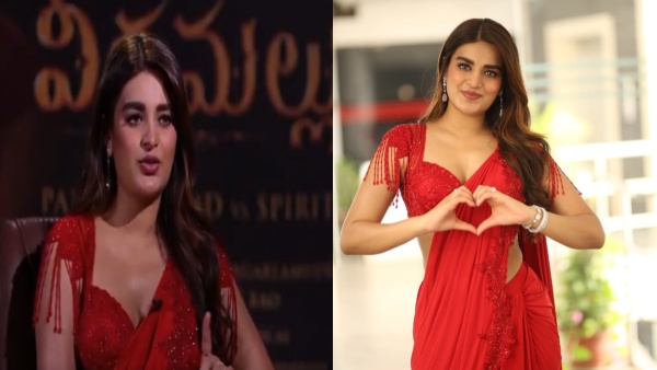 Nidhhi Agerwal Dedication for Pawan Kalyan s Hari Hara Veera Mallu She Give 15 interviews in one day