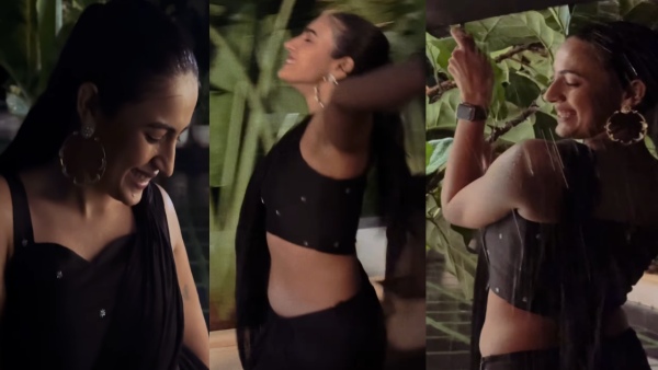 Niharika Konidela enjoys rain and shares videos on social media Niharika Konidela enjoys rain and shares videos on social media