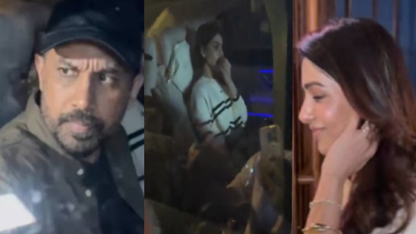 Samantha Ruth Prabhu and Raj Nidimoru Spotted in same car after leaving Restaurant Samantha Ruth Prabhu and Raj Nidimoru Spotted in same car after leaving Restaurant