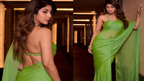 Shilpa Shetty redefined Elegance and Style in Green Saree Her latest Photos here