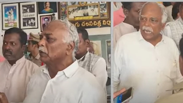 Telangana Agitators Protest in Telugu Film Chanmber