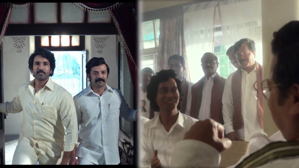 KCR with NTR scene Mayasabha