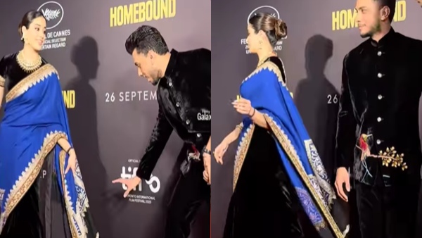 Janhvi Kapoor flaunts mother Sridevi s saree at Homebound Screening