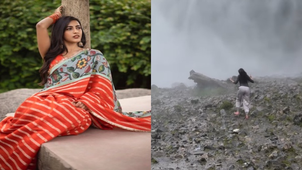Niharika Konidela enjoying at waterfalls mega daughter sorry to her mother Niharika Konidela enjoying at waterfalls mega daughter sorry to her mother