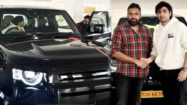 Pawan Kalyan Gifted Land Rover Defender Car to Sujeeth
