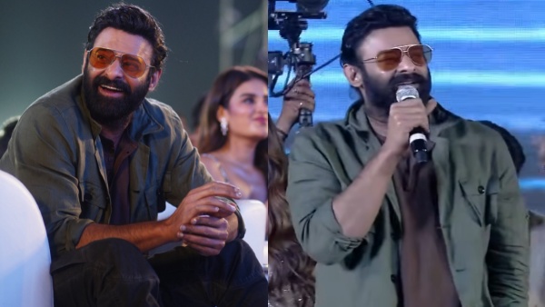 The Raja Saab Pre Release Event Prabhas comments on Mega Star Chiranjeevi