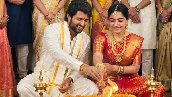 Rashmika Mandanna Marriage Photo with Vijay Deverakonda