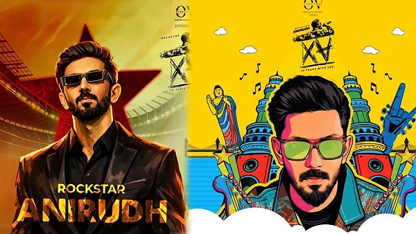 Rockstar Anirudh XV Tour in Hyderabad s Gachibowli Stadium Rockstar Anirudh XV Tour in Hyderabad s Gachibowli Stadium