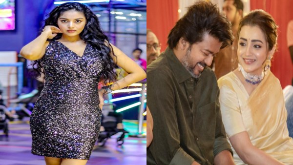 Sanam Shetty shocking comments on Thalapathy Vijay for his public appearance with Trisha Krishnan