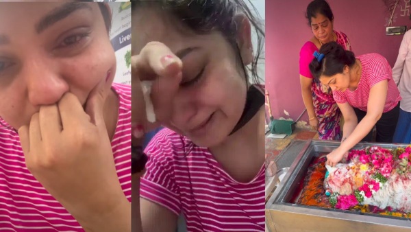 Bigg Boss Beauty Ashwini Sri in Tears After Pet Dog Sonu Dies Emotional Post Viral