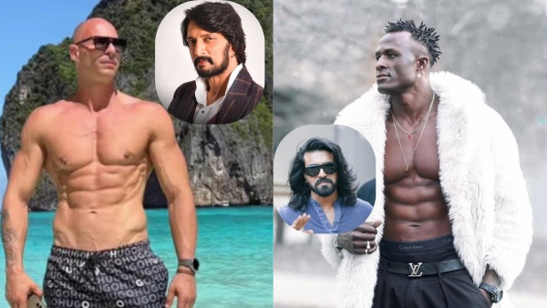 Ram Charan to Kichcha Sudeep Are Foreign Bodyguards the New Trend Among Stars Ram Charan to Kichcha Sudeep Are Foreign Bodyguards the New Trend Among Stars