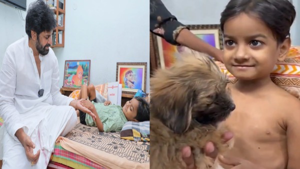 Pawan Kalyan Gifts Puppy to his Fan Niranjan Do You Know Its Price