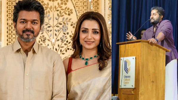 Dhyan Sreenivasan on Vijay Trisha Krishnan Dhyan Sreenivasan on Vijay Trisha Krishnan