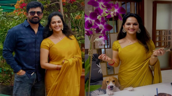 Guppedantha Manasu fame Jyoti Poorvaj celebrated her birthday charming her fans with traditional look Guppedantha Manasu fame Jyoti Poorvaj celebrated her birthday charming her fans with traditional look