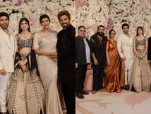 Allu Sirish-Nayanika Reddy Pre-Wedding Reception: Ram Charan & Others Pose With Allu Arjun & Family - PICS