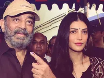 Shruti Haasan, Kamal Haasan Cast Votes In Chennai, Urge Public To Prioritise Voting