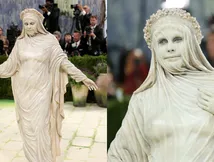 Met Gala 2026: Guess The Model-Host Who Turned Into A Living Greco-Roman Statue On The Red Carpet - Viral PICS