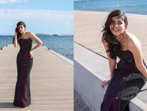 Cannes 2026: Kalyani Priyadarshan Stuns At Cannes Debut In Strapless Gown, Unique Reverse Necklace - PICS