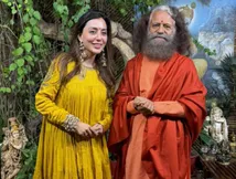 Sanskruti Jayana Visits Swami Chidanand Saraswati’s Ashram And Attends Ganga Aarti in Rishikesh