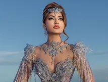 Cannes 2026: Urvashi Rautela Turns Heads In Crystal-Drenched JoliPoli Couture At Red Carpet